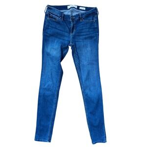 Hollister Jeans Womens 9L Medium Wash Skinny Leg Denim Pants